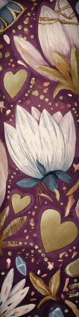 Free purple bookmark featuring a dark mauve theme